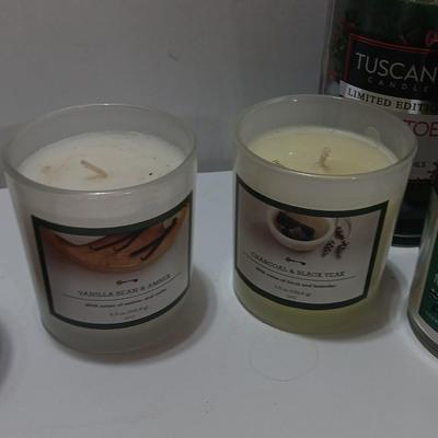 Unburned / new candles with Healing with the Faries Oracle cards