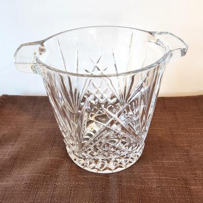 Lot #27 Pretty Crystal Ice Bucket