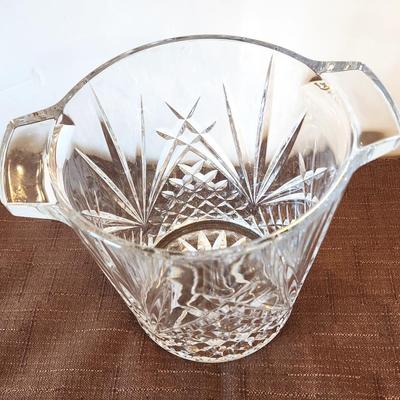 Lot #27 Pretty Crystal Ice Bucket