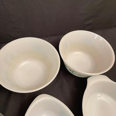 Federal Milk Glass & Fire King: Mid-Century Oven Ware (K-SS)
