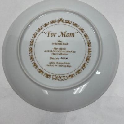 LOT of 3 Collector Plates "For Mom", "Winds of March", & "Star Spangled Sky" by RECO - A Childhood...