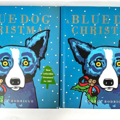 Set of 4 Blue Dog Books - Signed By George Rodrigue