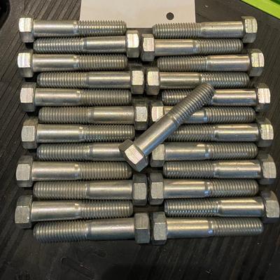 Bolts 9/16-12x3”  gr8. Qty25