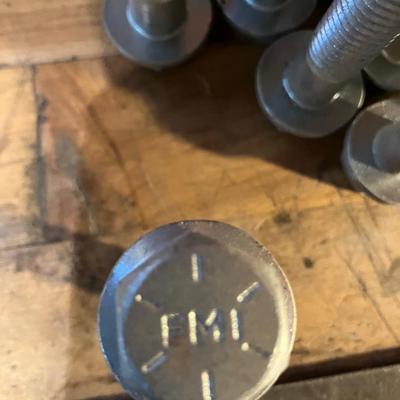 1/2-13x2” flange bolt. Grd 8 Qty36