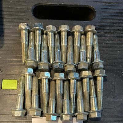 1/2-13x2 1/2”, g8 flange bolts. Qty24