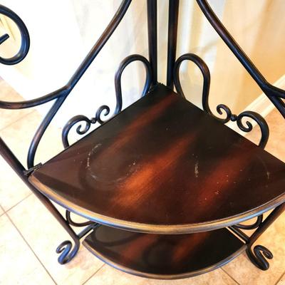 Lot #32 Folding Metal Decorator Shelving Unit