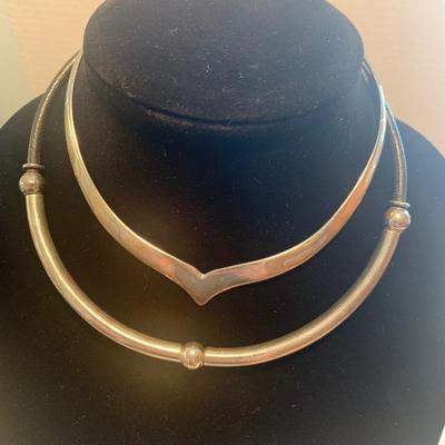 Vintage Sterling Chokers Lot