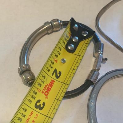 Sterling Bangle Bracelets Lot