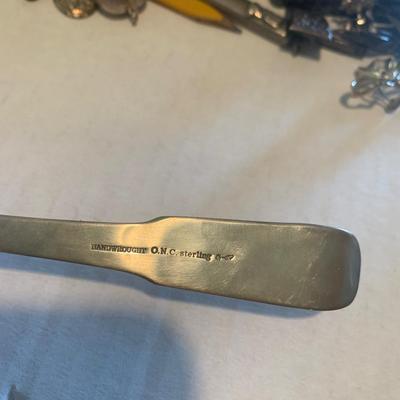 Vintage Sterling Collectibles Lot Letter Opener Pill Boxes Pencil & More