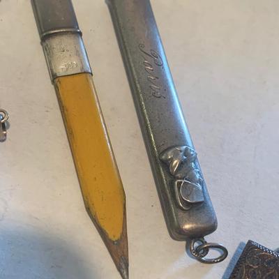 Vintage Sterling Collectibles Lot Letter Opener Pill Boxes Pencil & More