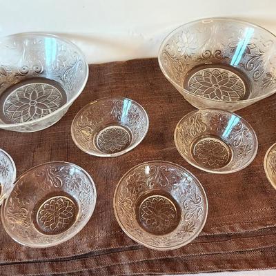 Lot #34 Lot of Vintage Sandwich Glass