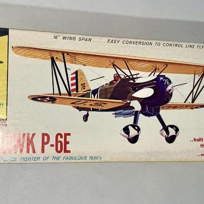 Sterling Balsa Wood Curtiss Hawk P6E Kit