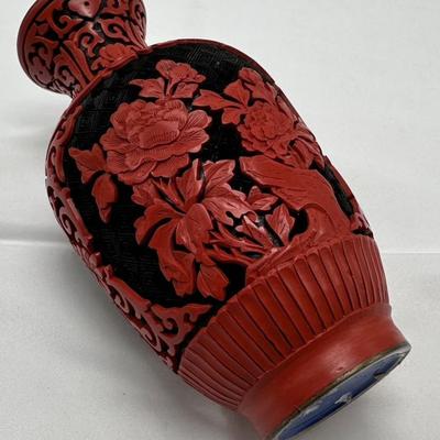 Chinese Cinnebar Vase