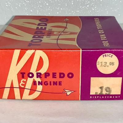 K & B 0.19 Green Head Torpedo RC Engine W/Box , Never Ran