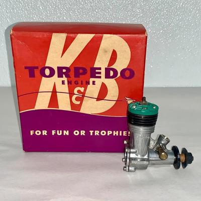 K & B 0.19 Green Head Torpedo RC Engine W/Box , Never Ran
