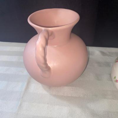 Royal Haeger USA Pitcher and pretty covered dish