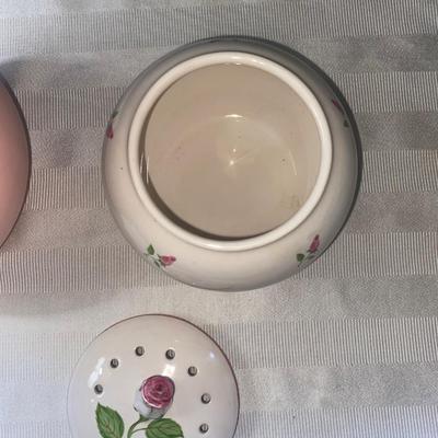 Royal Haeger USA Pitcher and pretty covered dish