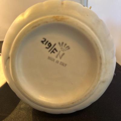 Mid 20th Century Capodimonte Porcelain Pitcher
