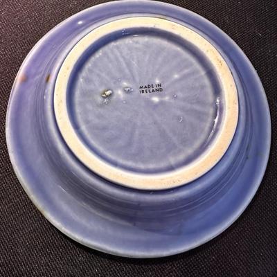 Vtg Wade Irish Porcelain Countryside Bowl Shamrock Pattern 