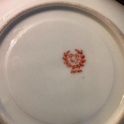 Vintage Bareuther Waldsassen Porcelain Saucer - Pink and Blue Flowers