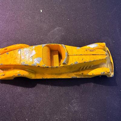 Vintage Metal Masters Yellow Roadster Toy Car