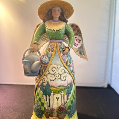 Jim Shore To Garden is Heavenly Figure 2007 Love Blooms Here Water Can 4008939