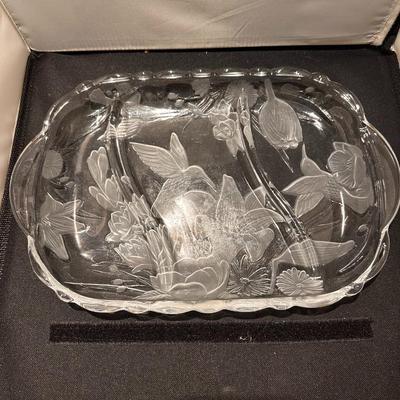 Crystal appetizer Plate
