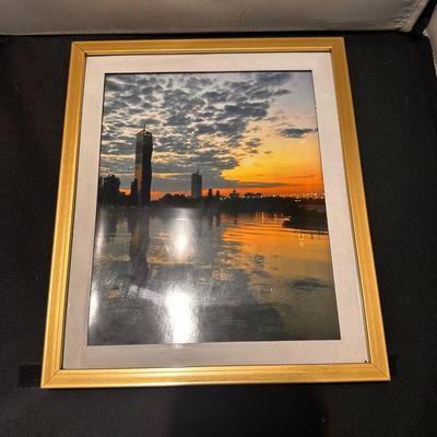 Set of four Pictures and set of 4 coasters