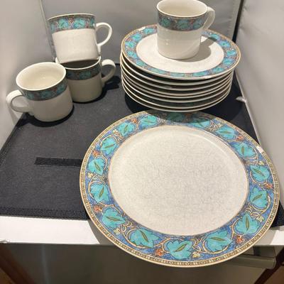 13 set plate and cup set