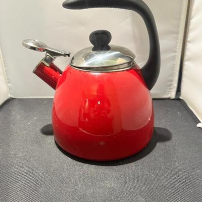 Red Tea kettle