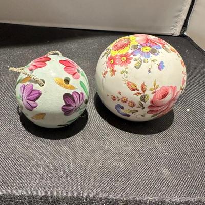 Set of Vintage Ceramic Pomander