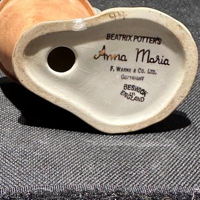 Vintage Beatrix Potter figurine Anna Maria, Beswick china ornament Anna Maria 1963