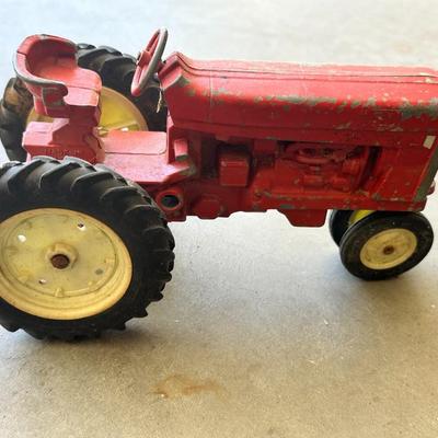 Vintage Cast Iron Farmall International Harvester Tractor. Made in USA