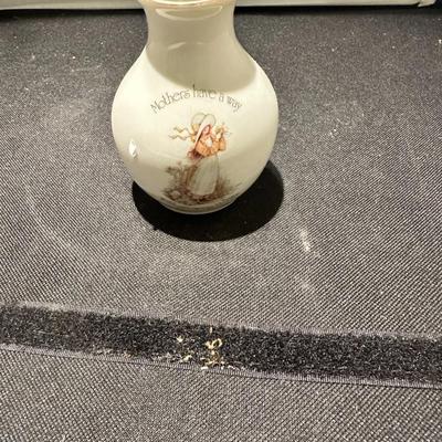 Holly Hobbie Small Porcelain Vase "A Mothers Love Is A Precious Gift"