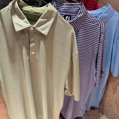 5 Men’s shirts XL golf shirts