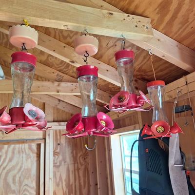 5 humming bird feeder