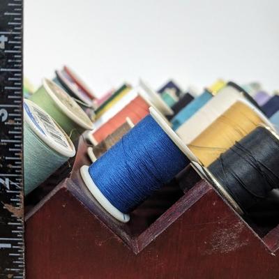 Bombay Thread Display Shelf Wall Decor Wooden with Thread