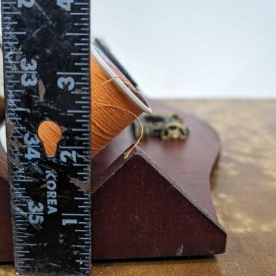 Bombay Thread Display Shelf Wall Decor Wooden with Thread