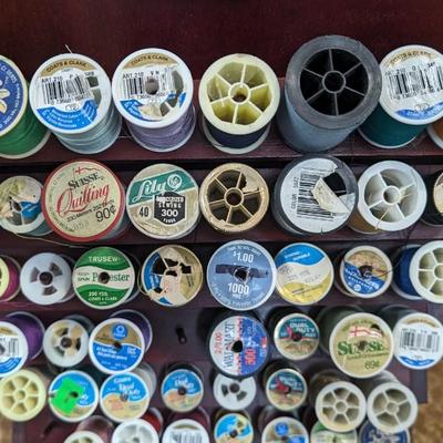 Bombay Thread Display Shelf Wall Decor Wooden with Thread