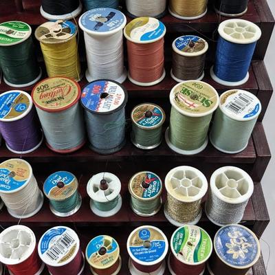 Bombay Thread Display Shelf Wall Decor Wooden with Thread