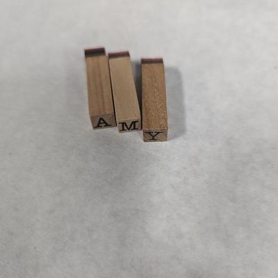 Crafting Letter Ink Stamps