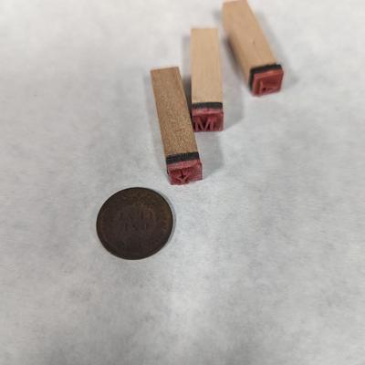 Crafting Letter Ink Stamps