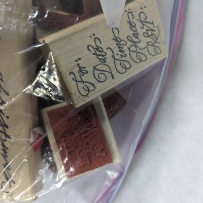 Variety Of Crafting Ink Stamps