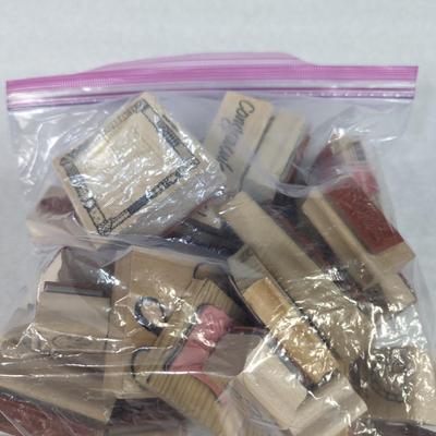 Variety Of Crafting Ink Stamps