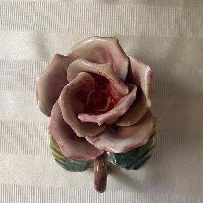 Vintage Italian Candle Stick Holders and Lovely little Green Bud Vase