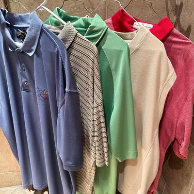 Lot of 5 Men’s Golf shirts & Vest XL