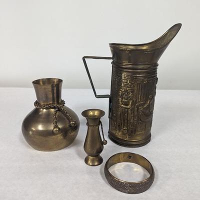 Assortment Of Brass Decor