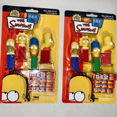 PEZ Lot 6 - Lot of Two (2) PEZ Sets, The Simpsons, MOC