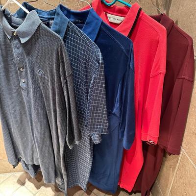 Lot of 5 Men’s golf shirts size Large