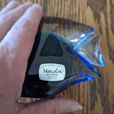 24% marcolin lead crystal fish